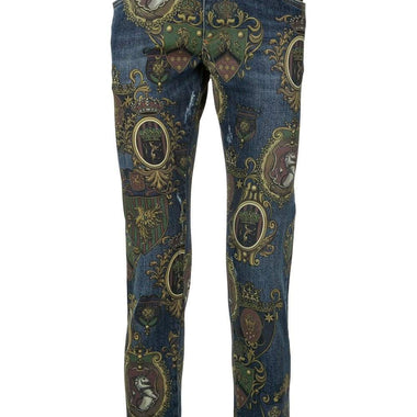 Dolce Gabbana Print Jeans