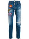 Dsqared2 Patch Skinny Jeans