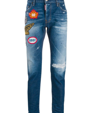 Dsqared2 Patch Skinny Jeans