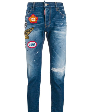 Dsqared2 Patch Skinny Jeans